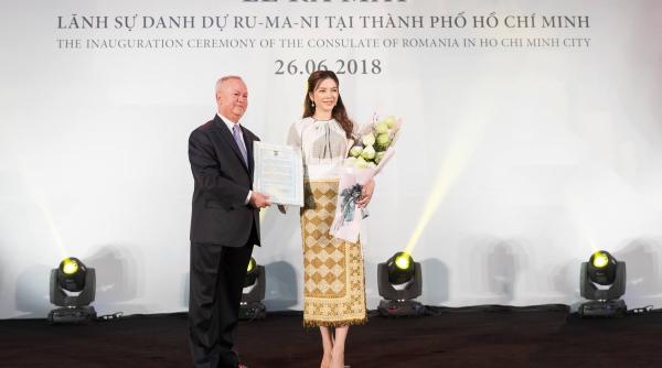 Artistă vietnameză numită consul onorific al României la Ho Chi Minh 