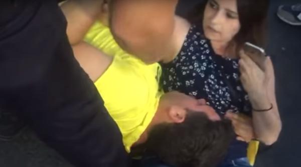 Incidente la protestul din Piața Victoriei. Video