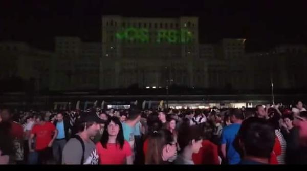 Mesaj ANTI PSD la concursul Imapp, din Piața Constituției. A apărut surpriza