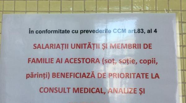 Spitalul din Constanța oferă oficial prioritate rudelor la analize și consult. REVOLTĂTOR