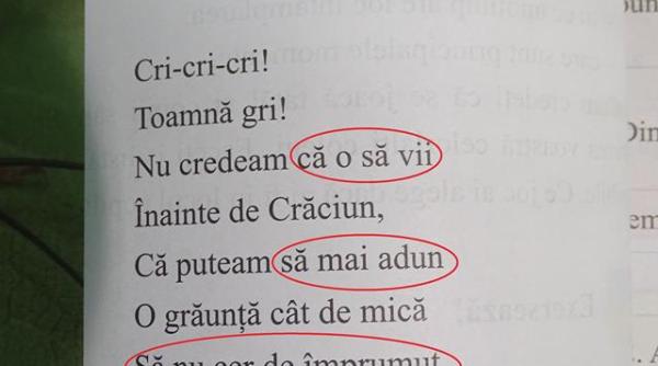 Editura Pedgagogică a modificat poezia copilăriei. Revoltător. Românii, critici masive