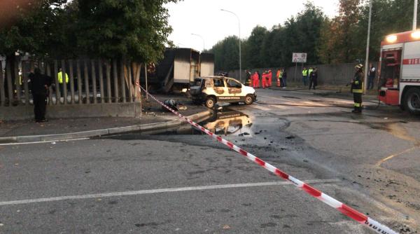 Italia: Român ars de viu. Cutremurător 