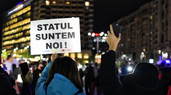 Oamenii în stradă. Protest, în această seară în Piața Victoriei 