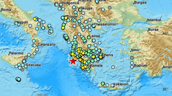 Cutremur puternic în Grecia și sudul Italiei. ALERTĂ de tsunami! UPDATE