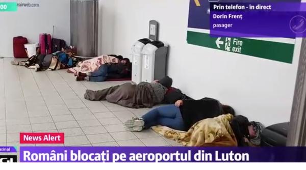 Români, BLOCAȚI pe aeroportul din Londra 