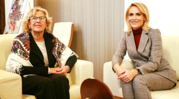 Primarul Madridului, în vizită la Gabriela Firea. Planul celor două pentru București 