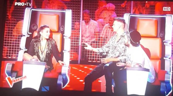 Duel între antrenori la Vocea României