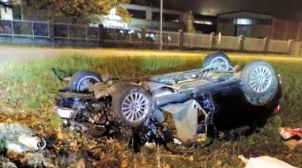 Italia. Un român a murit într-un accident grav. S-a dat peste cap cu mașina de mai multe ori