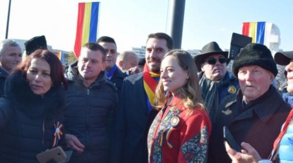 Principele Nicolae și soția sa, la Alba Iulia de Centenar