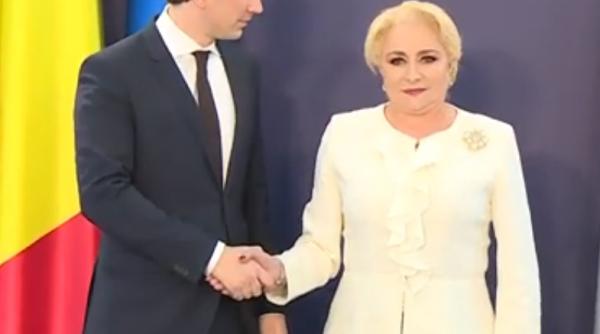 Dăncilă, cadou INCREDIBIL pentru cancelarul austriac