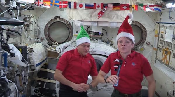Crăciunul, sărbătorit și în... spațiu. Cum petrec astronauții de pe Stația Spațială Internațională. VIDEO