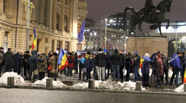 Protest 10 ianuarie Ateneul Român. Imagini+LIVE UPDATE