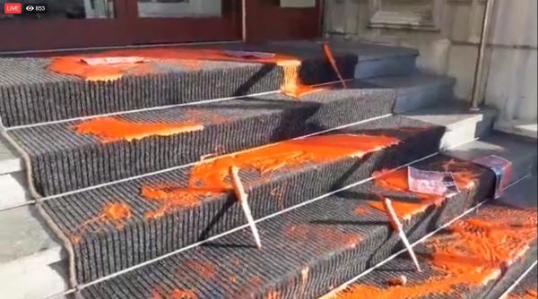 UPDATE. PROTEST după CRIMA din Mediaș. Ministerul Justiție, PĂTAT de SÂNGE (VIDEO)