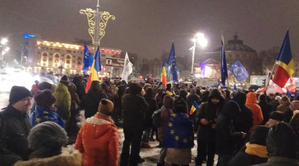 "Solidari cu Realitatea TV". PROTEST în Capitală, după decizia CNA