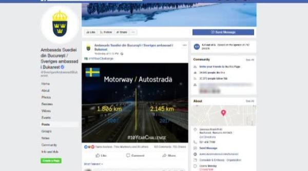 #10yearschallenge. Ironia Ambasadei Suediei pentru Guvern și glume despre politicieni