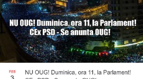 Românii se pregătesc de PROTEST în timpul ședinței CEX la PSD: „NU OUG!” 
