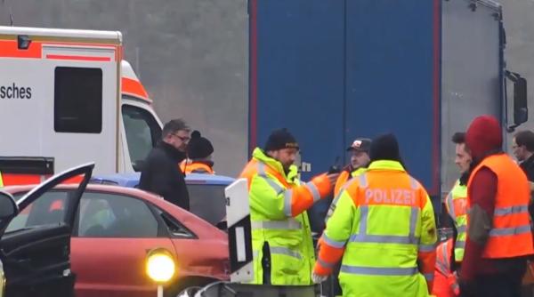 Germania. Un șofer ROMÂN de TIR a MURIT în timp ce dădea declarații polițiștilor (VIDEO)