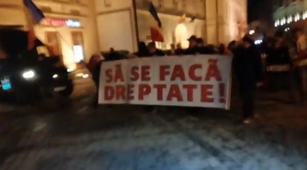 PROTEST 24 februarie. Oamenii au ieșit în STRADĂ și la Sibiu. VIDEO
