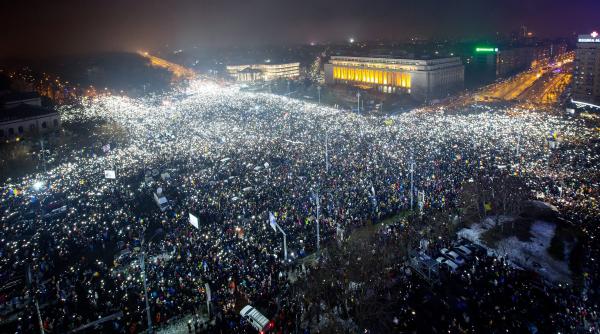 Protest astăzi în Piața Victoriei împotriva ordonanței de urgență pe justiție