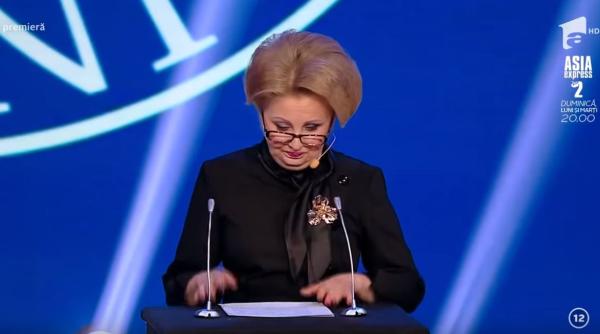 ”Viorica Dăncilă”, la iUmor. Moment GENIAL. Vezi aici VIDEO