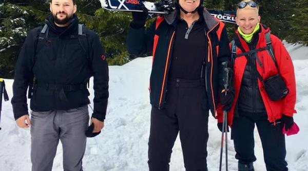 Klaus Iohannis, din nou la SCHI. Turiștii au făcut fotografii