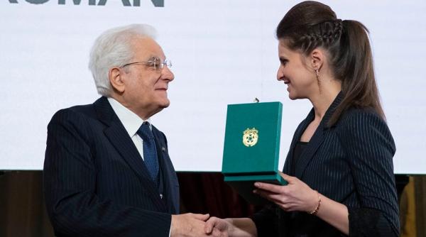 Italia. ROMÂNCĂ, DECORATĂ de președinte. A avut curajul să înfrunte Mafia (VIDEO)