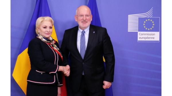 Timmermans i-a transmis lui Dăncilă că are „îngrijorări crescânde”