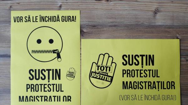 Proteste pentru SUSȚINEREA magistraților din toată țara