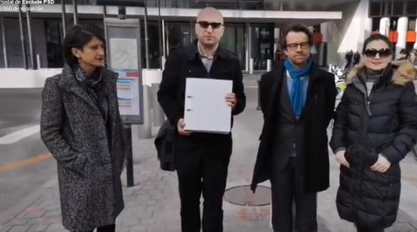 ROMÂNII din DIASPORA au cerut excluderea PSD din familia socialiștilor europeni. Petiția, depusă în PE (VIDEO)