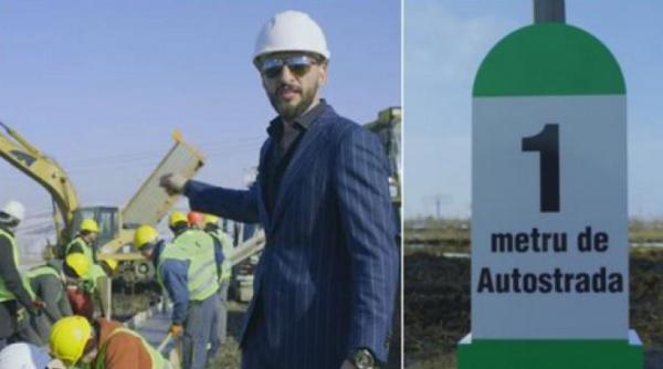 Autostrada lui Ștefan Mandachi a fost vandalizată