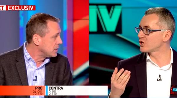 Ciuvică și-a ieșit din minți în DIRECT: "Sunteți securist și cam PROSTUȚ"