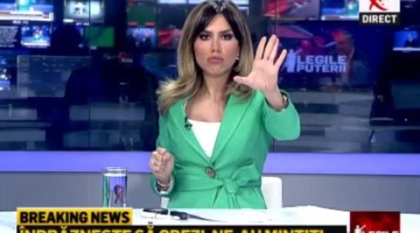 Faliment Realitatea. Denise Rifai: "Domnilor PSD-iști, mai ușor cu șampania, că s-ar putea să vă vină înapoi"