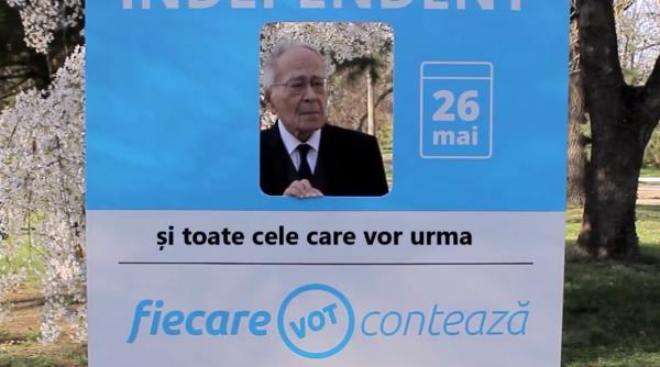 Alegeri europarlamentare 2019. Mihai Șora, observator independent: „Pentru a apăra viitorul copiilor” (VIDEO)