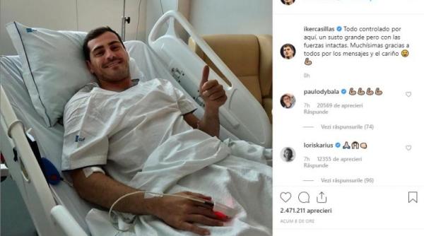 Iker Casillas a suferit un INFARCT. S-a prăbușit pe TEREN