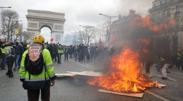 Protest Vestele Galbene. Italia se teme că manifestațiile ar putea cuprinde țara