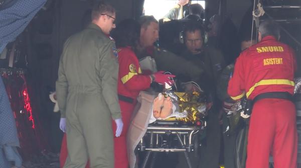 Belgia. Tânăr ROMÂN cu ARSURI GRAVE, transportat de URGENȚĂ cu o aeronavă MILITARĂ