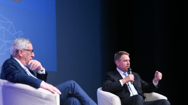 REPLICI Juncker - Iohannis: „Nu sunt satisfăcut de ce se întâmplă” / „Suntem doi” (VIDEO)