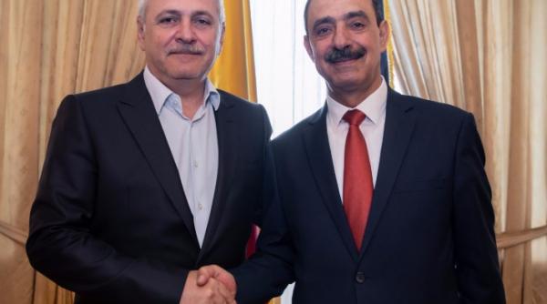 Dragnea s-a ÎNTÂLNIT cu ambasadorul Palestinei, iar acum îi cere să-și RETRAGĂ declarațiile