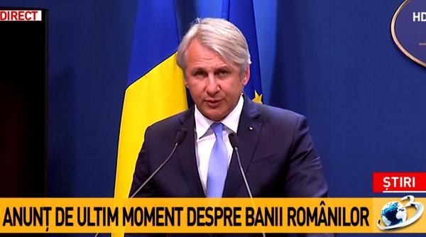 Teodorovici a făcut ANUNȚUL: REDUCERE importantă de TVA 