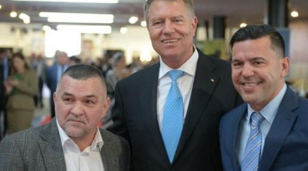 Klaus Iohannis, alături de Cosmin Contra și Leonard Doroftei, la Timișoara