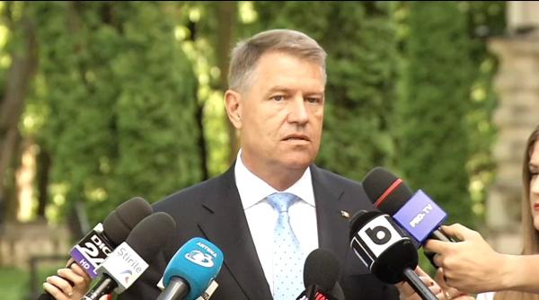 Klaus Iohannis: "Nu cred că PSD va anunţa mare brânză duminică seara, decât că au pierdut"