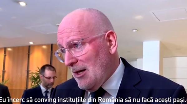Timmermans consideră că exitstă "o nouă speranță" pentru tabăra proeuropeană