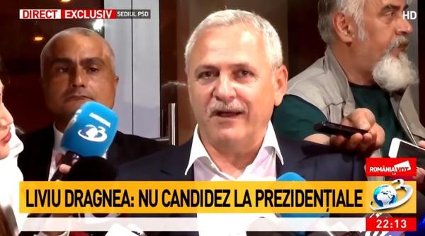 Dragnea, HUIDUIT la ieşire din sediul PSD. "Am avut zile mai bune"