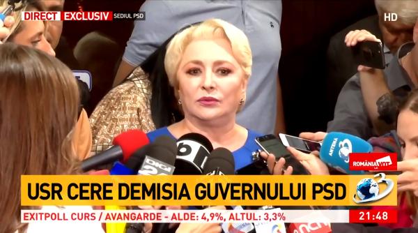 Viorica Dăncilă, ieșire NERVOASĂ