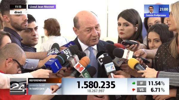 Traian Băsescu, despre Dragnea: La un asemenea eșec, se depune mandatul de președinte al partidului 
