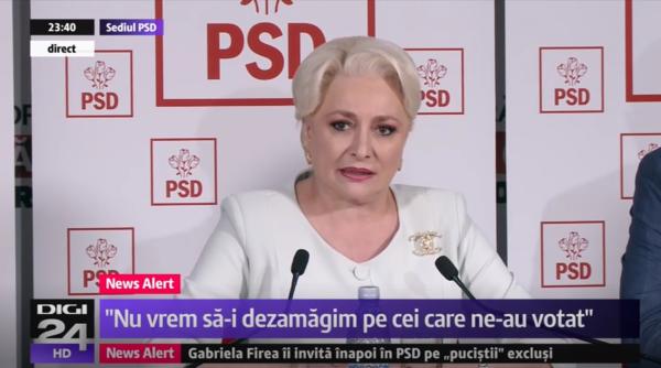 Viorica Dăncilă: "Nu am discutat despre remaniere"