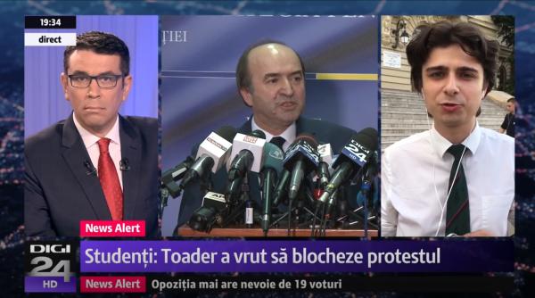 Studenții care îi cer DEMISIA lui Tudorel Toader, AMENINȚAȚI