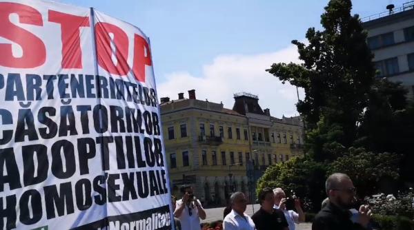 SCANDAL la MITINGUL pentru familie din Cluj