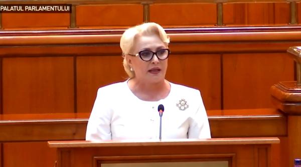 MOŢIUNE. Dăncilă, către Opoziţie: "Ne vom vedea la viitoarele alegeri"