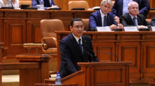 Ponta, mesaj pentru Dăncilă în Parlament: "V-ați uitat la Cernobîl? Stă să EXPLODEZE"